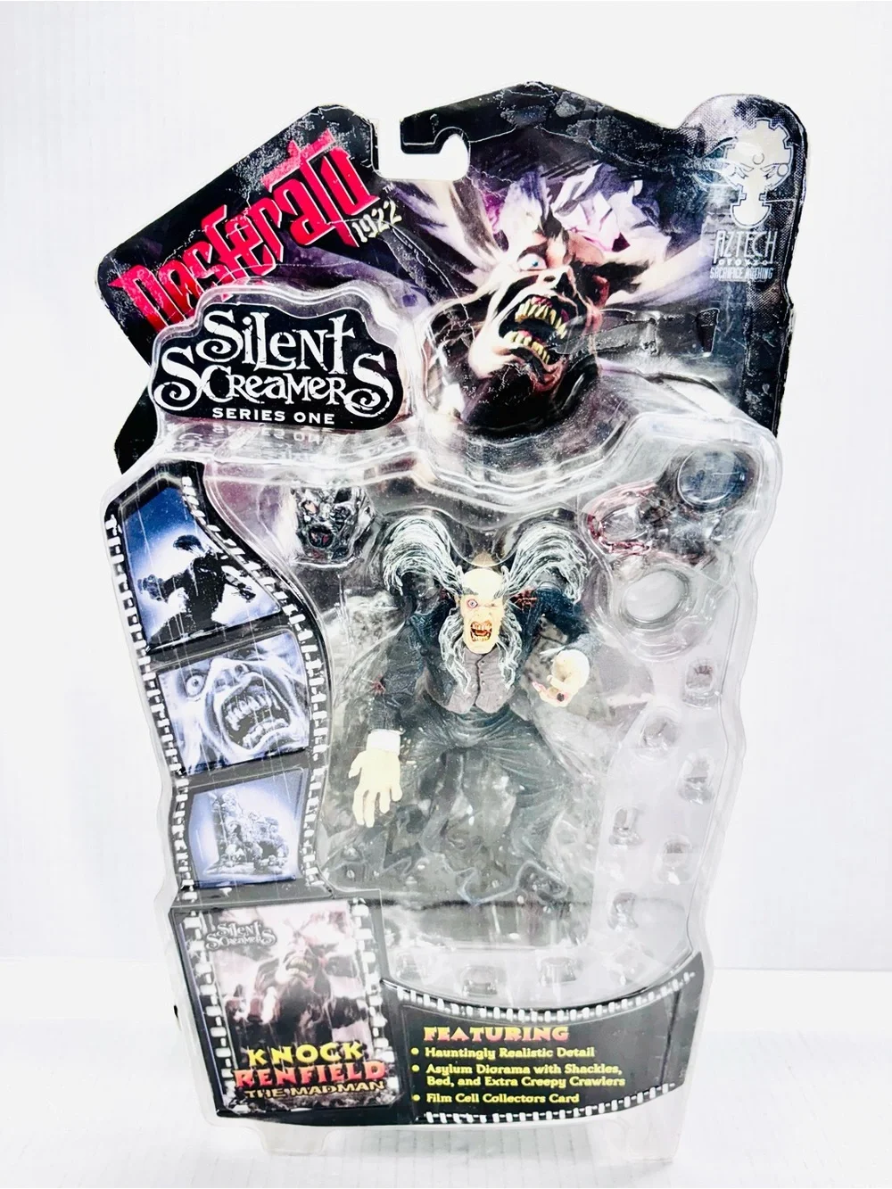 Silent Screamers Series 1 Nosferatu 1922 Knock Renfield the Madman Figure AzTech